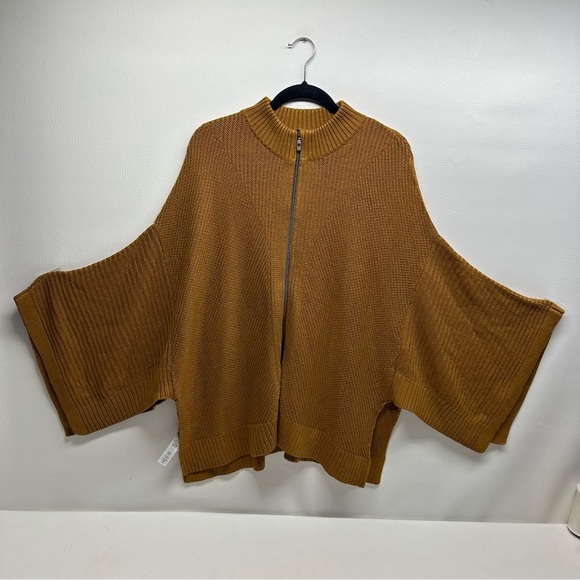 Like New Lululemon Softer knit Sweater Wrap, Gold, Size M/L - Picture 6 of 14